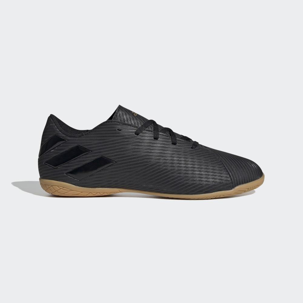 Adidasi Fotbal Adidas Nemeziz 19.4 Indoor Barbati Romania - Negrii/Negrii F34529
